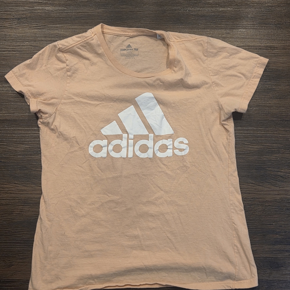 Adidas Peach T-Shirt with Logo